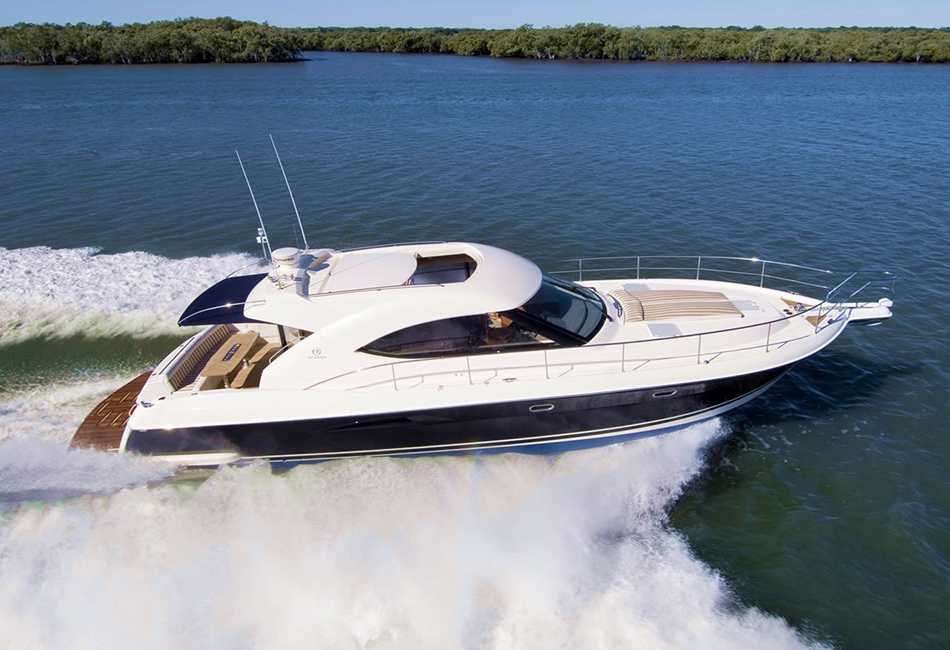 SEADUCED 55' Riviera 4700 Sports Yacht Overnight Charter